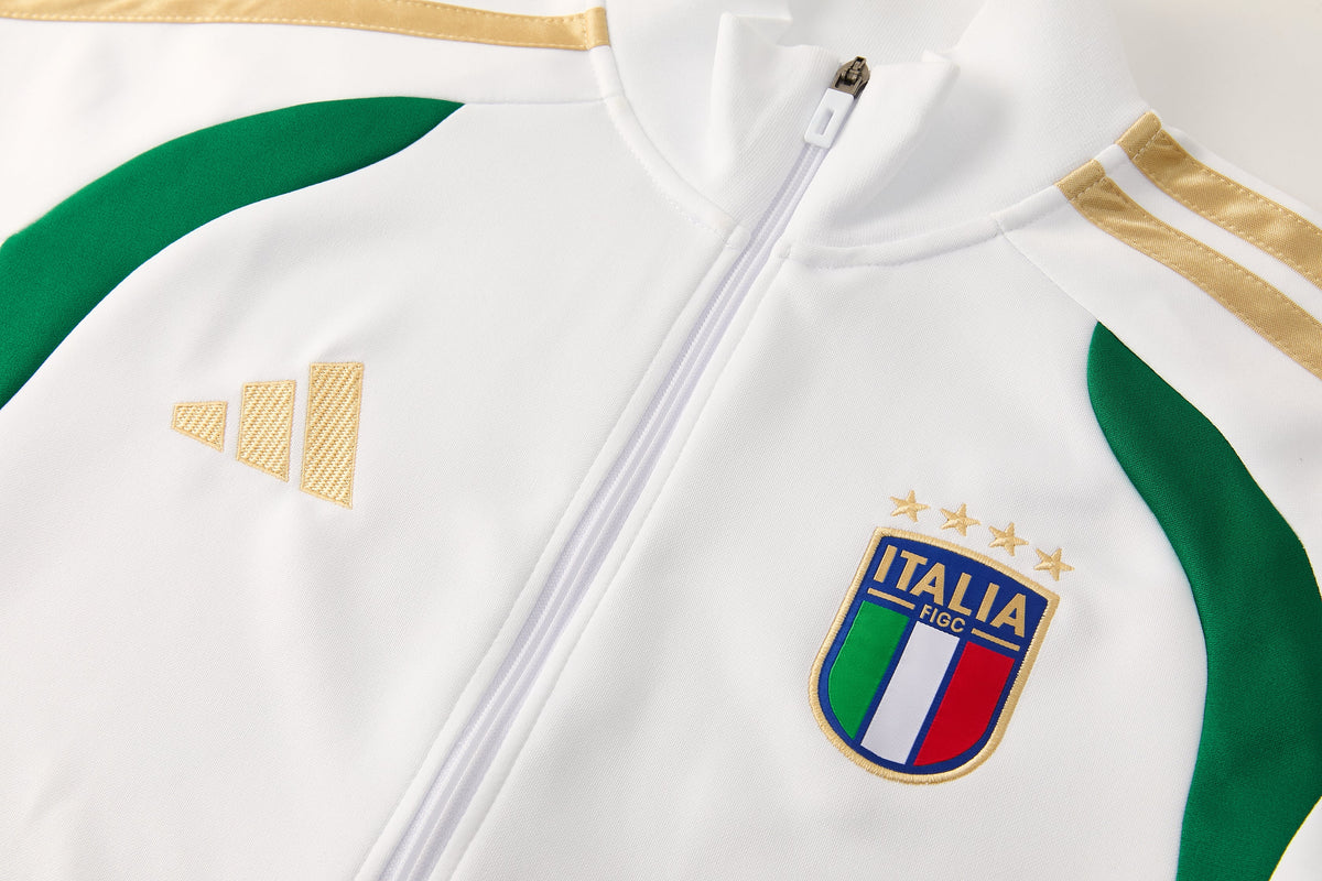 Tuta Italia zip 26-27 bianco