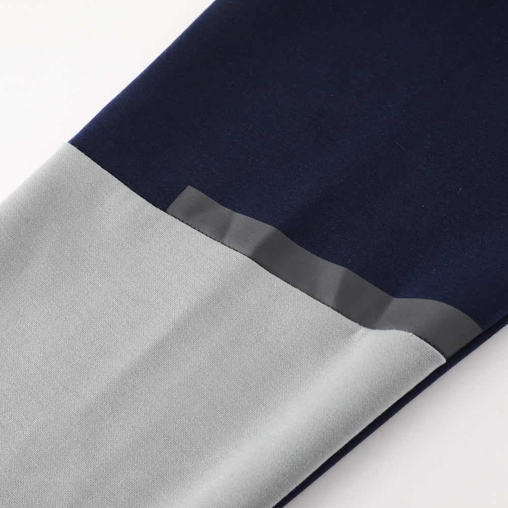 Tuta Sport blu e grigio con cappuccio
