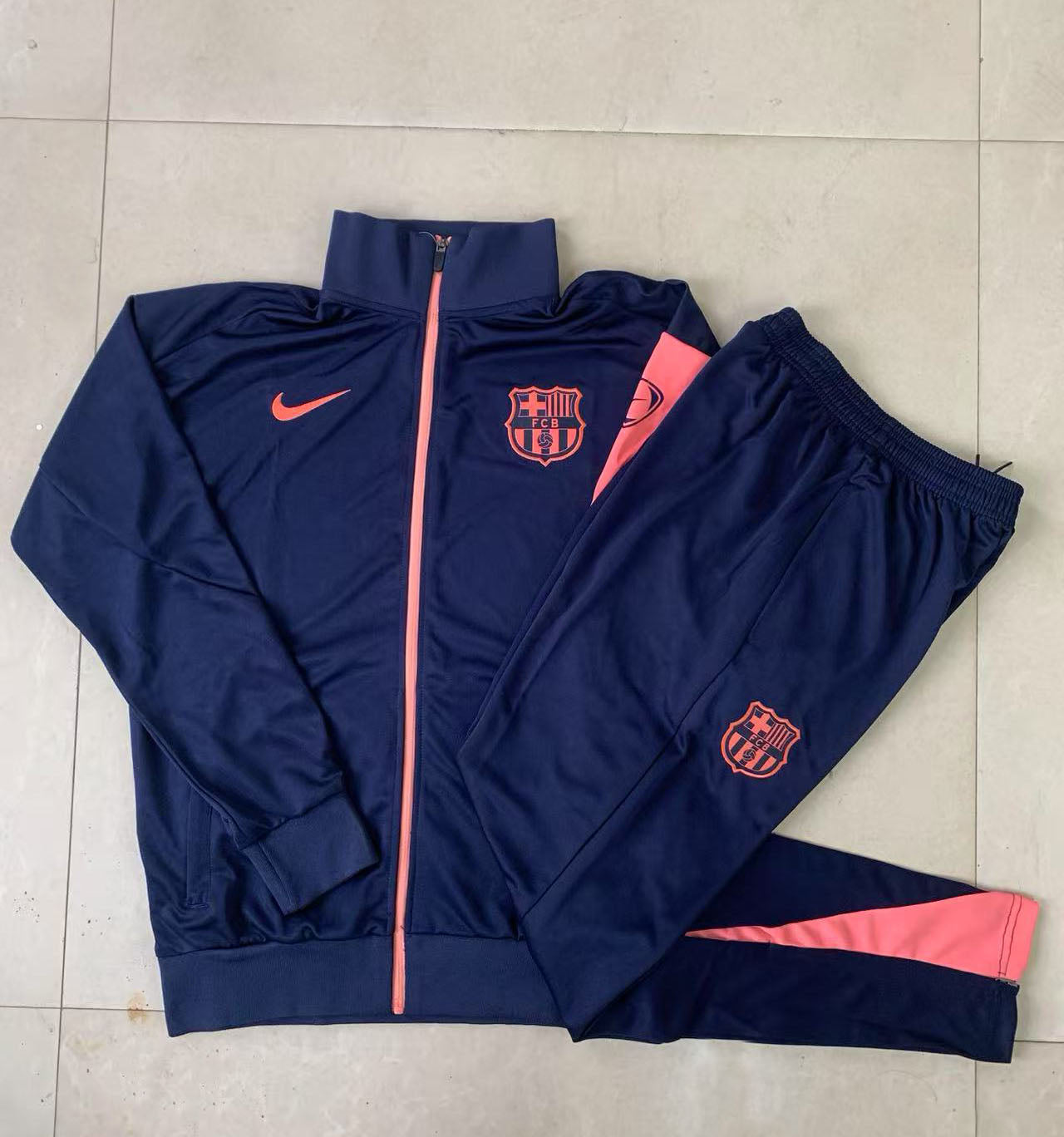 Tuta Barcellona zip intera 2025/26
