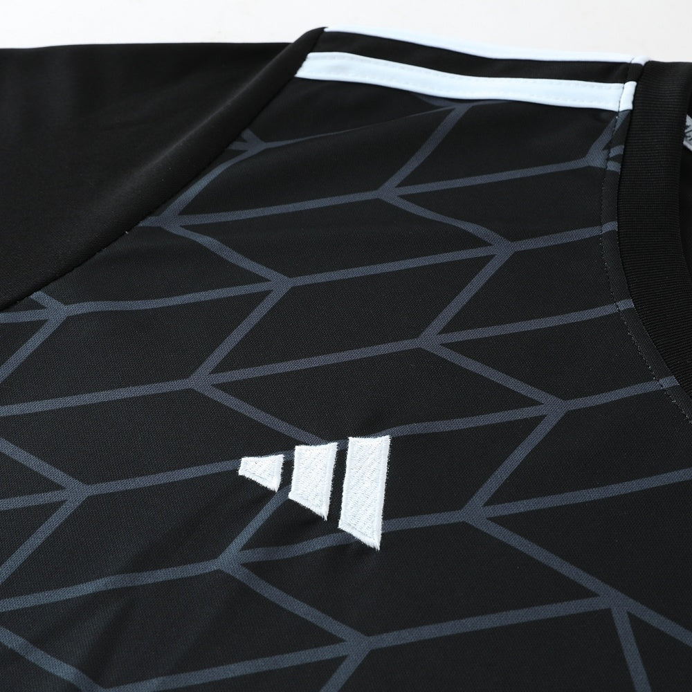 Completo con pantaloni lunghi geometric nero