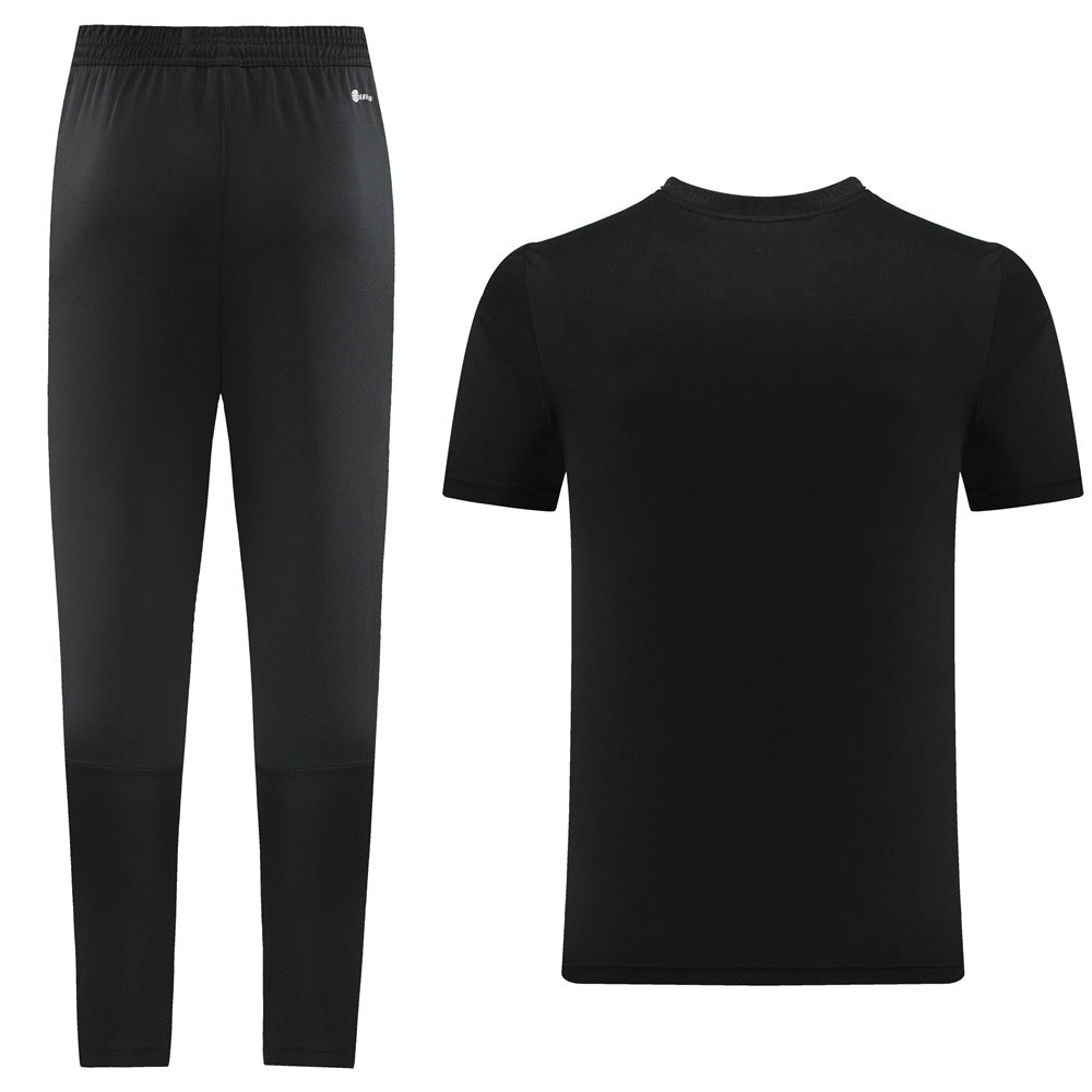Completo con pantaloni lunghi geometric nero