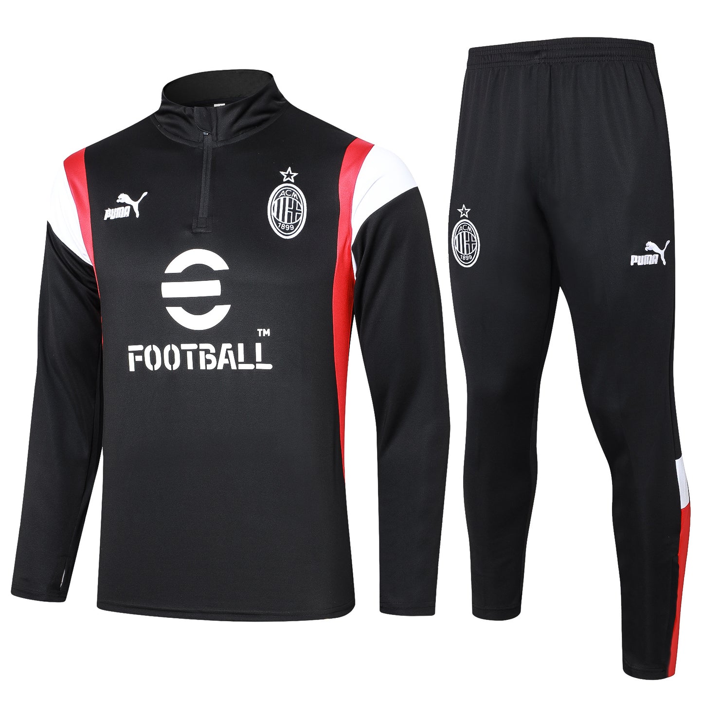 Tuta Milan Black 2026