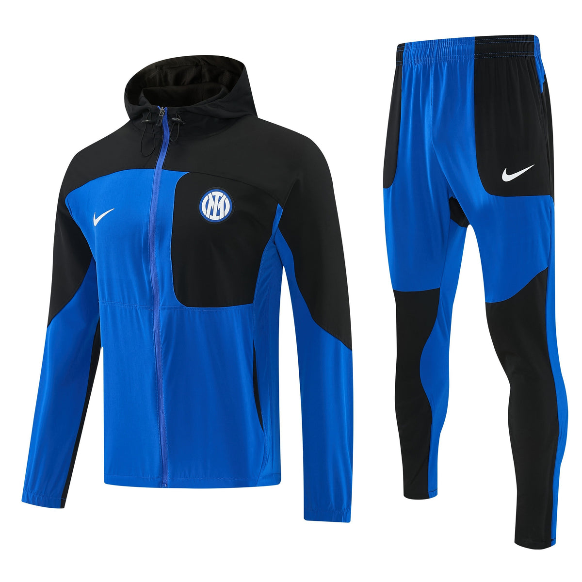 Tuta Inter 2026/27 blu/nero zip intera