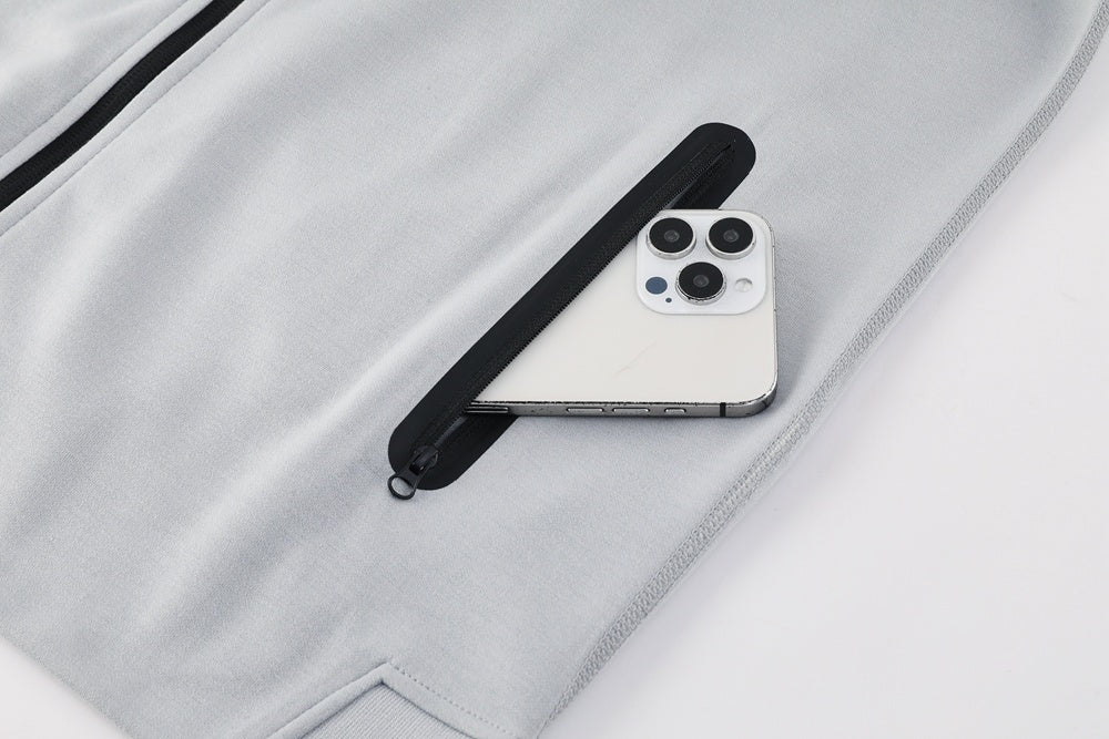 Tuta Barcellona zip intera 2025/2026 Grigio