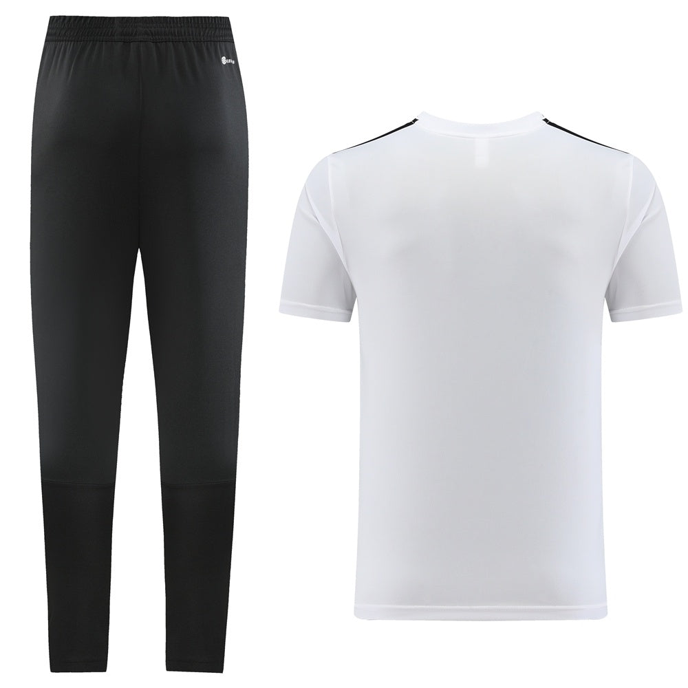 Completo con pantaloni lunghi geometric grigio chiaro