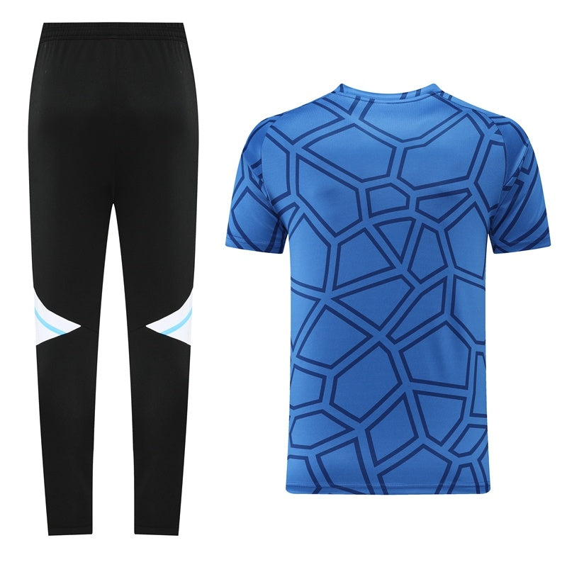 Completo con pantaloni lunghi fantasy azzurro
