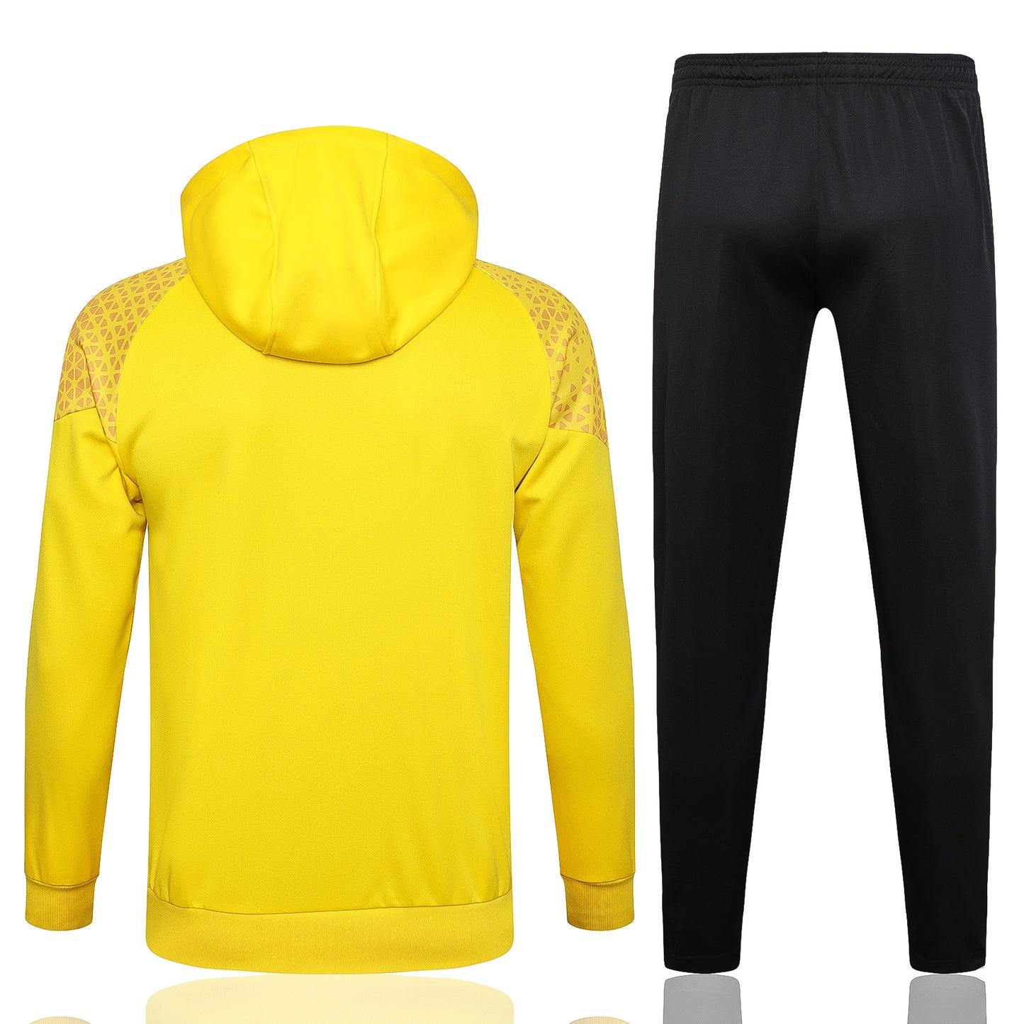 Tuta Borussia Dortmund Gialla Zip con cappuccio