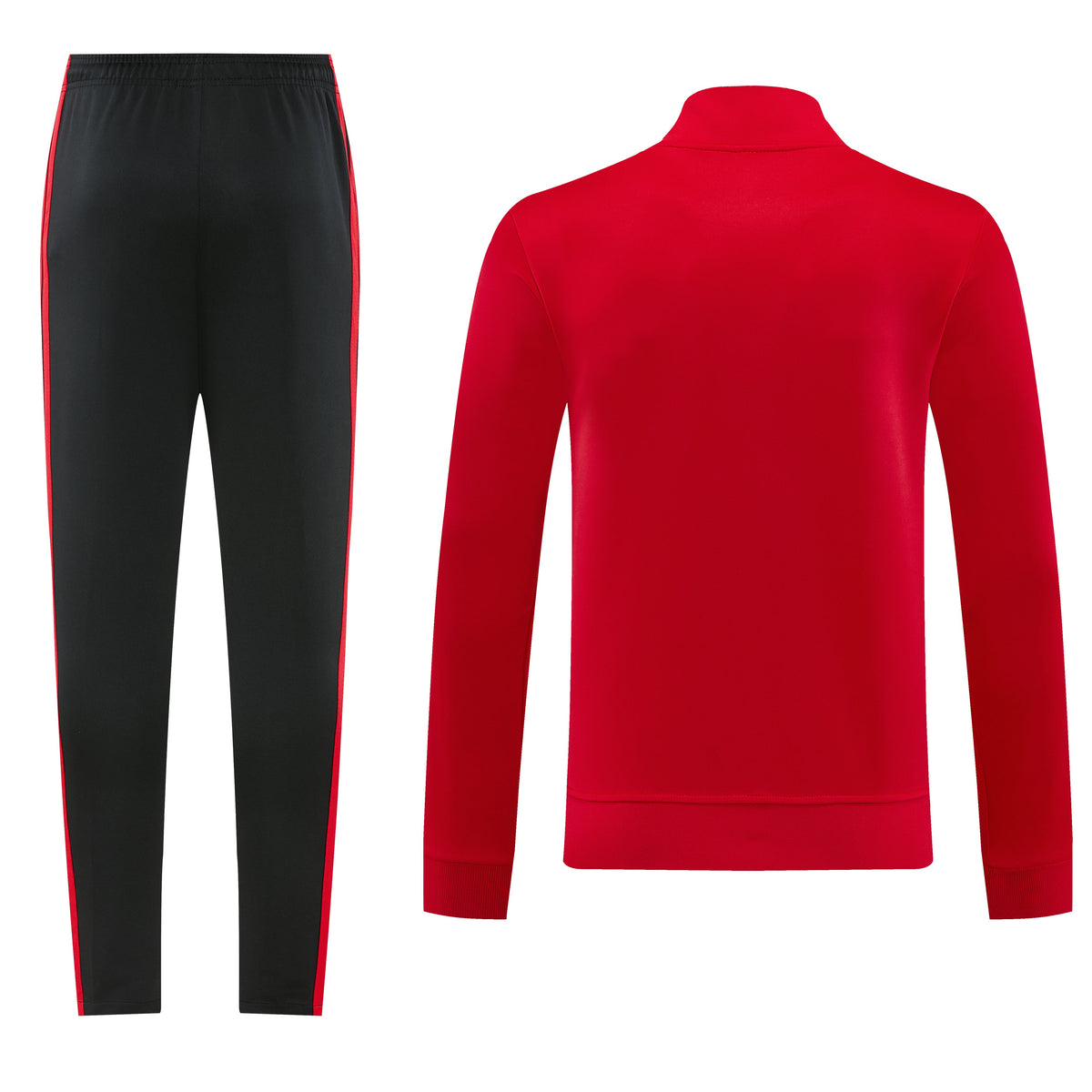 Tuta Manchester United zip 26-27 rosso e nero