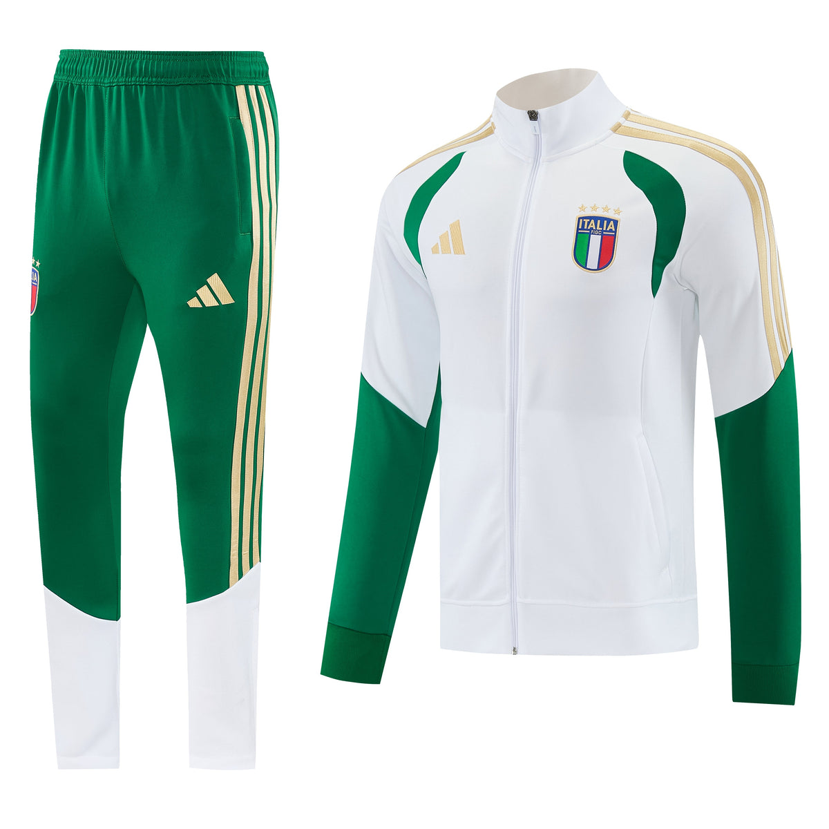 Tuta Italia zip 26-27 bianco