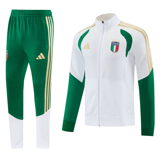Tuta Italia zip 26-27 bianco