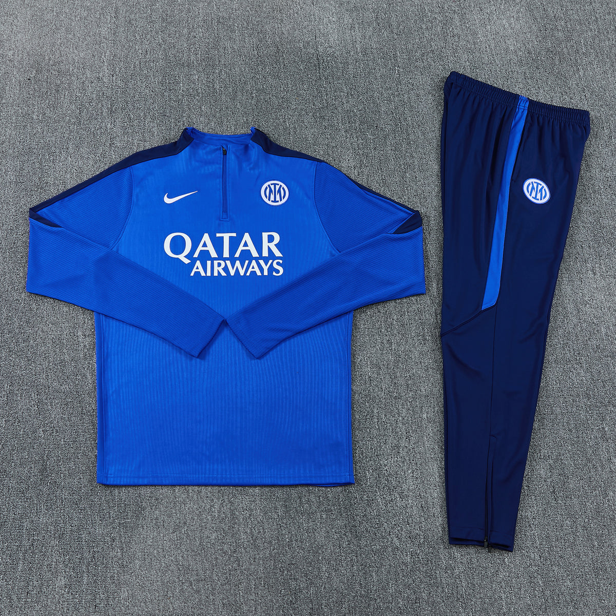 Tuta Inter 2026/27 blu mezza zip