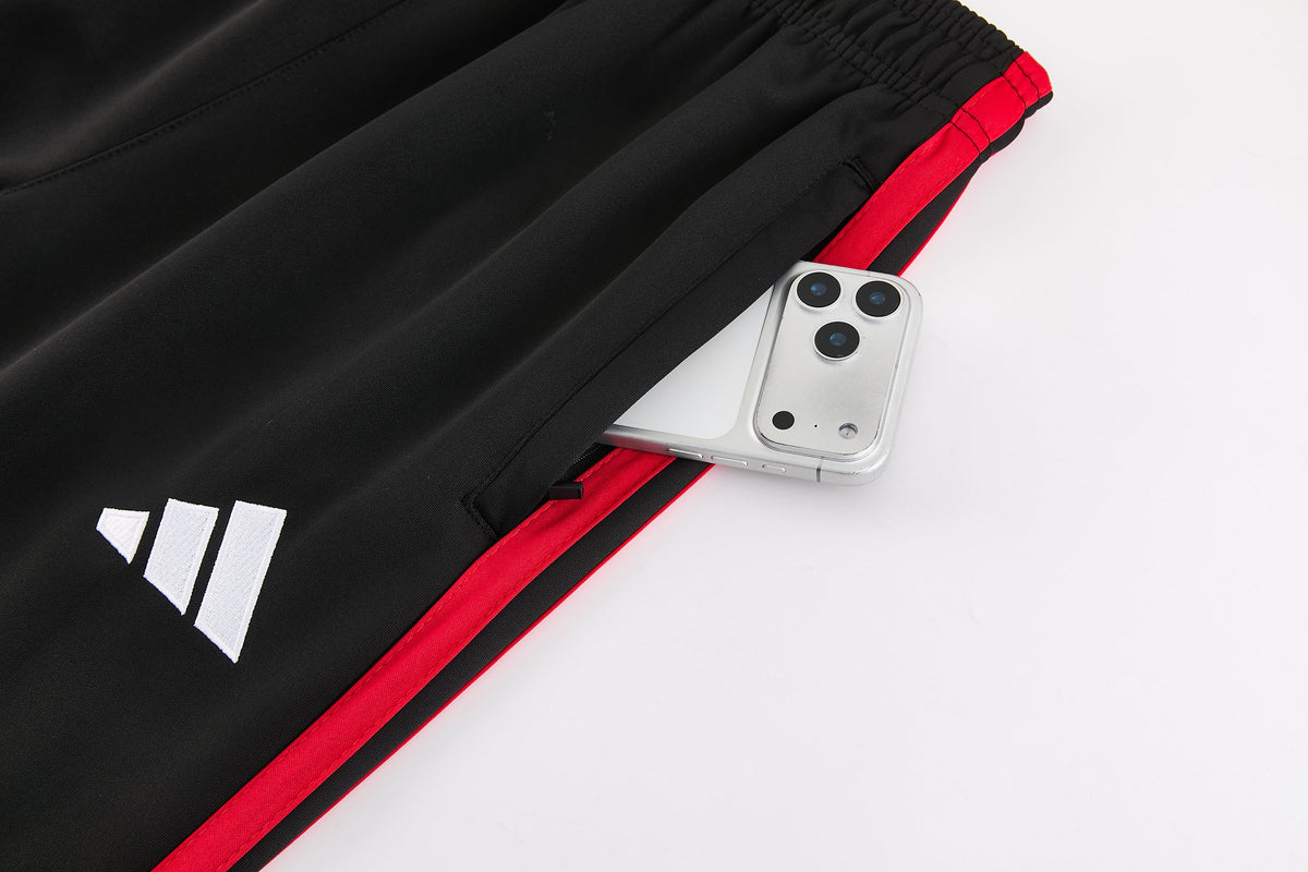 Tuta Manchester United zip 26-27 nero