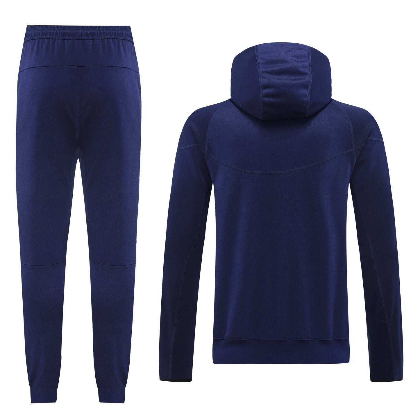 Tuta Sport blu con cappuccio