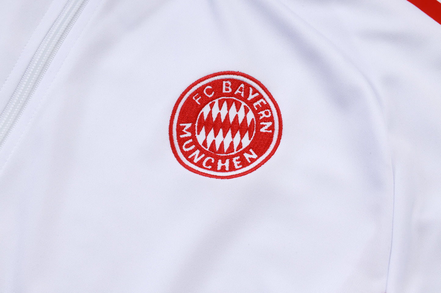 Tuta Bayer Monaco bianco zip intera 2025/26