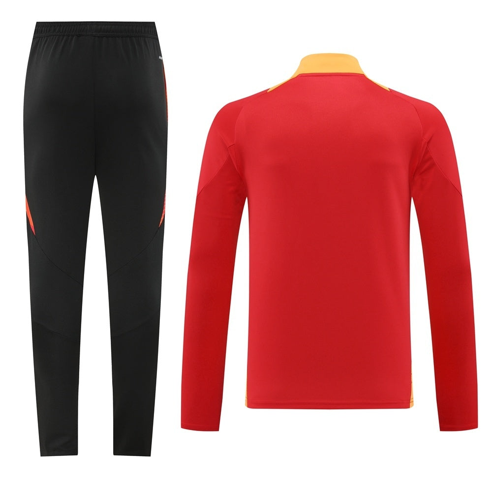 Tuta Sport rosso e arancione