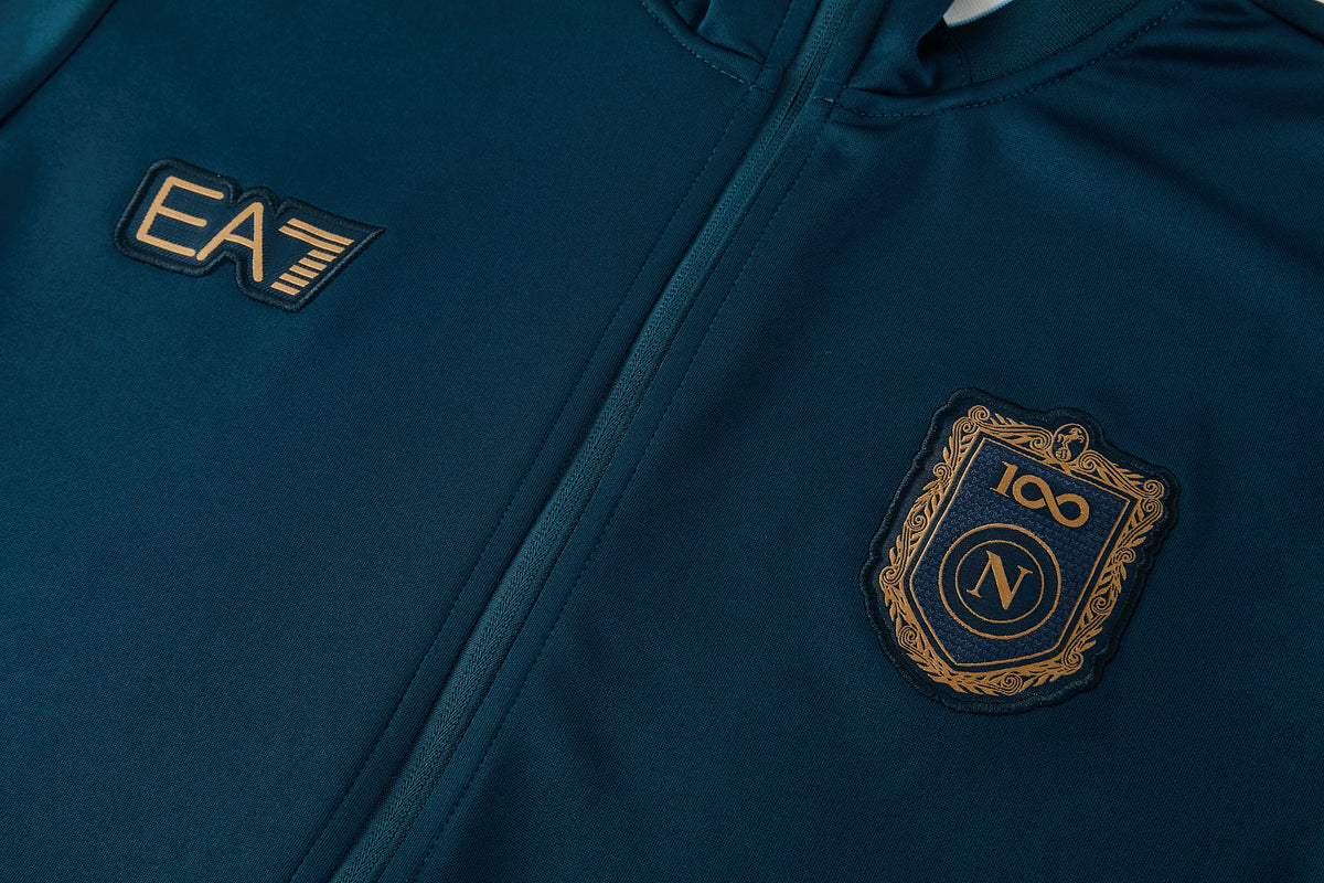 Tuta Napoli centenario Blu Zip Intera 2026-27