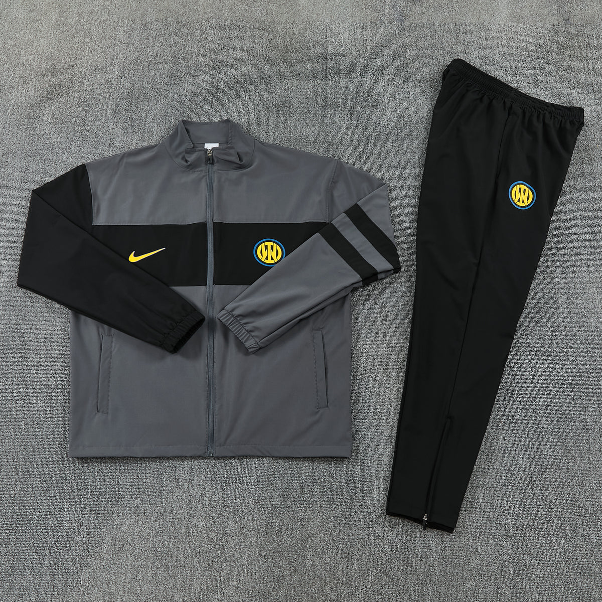 Tuta Inter 2026/27 grigio zip intera