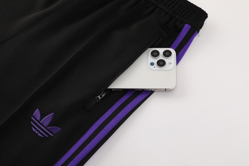 Tuta Sport Nero/Viola