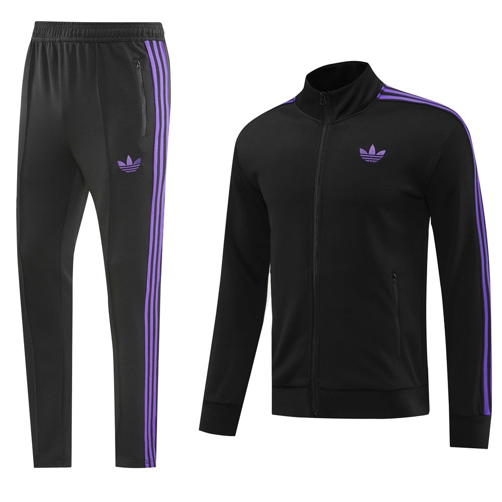 Tuta Sport Nero/Viola