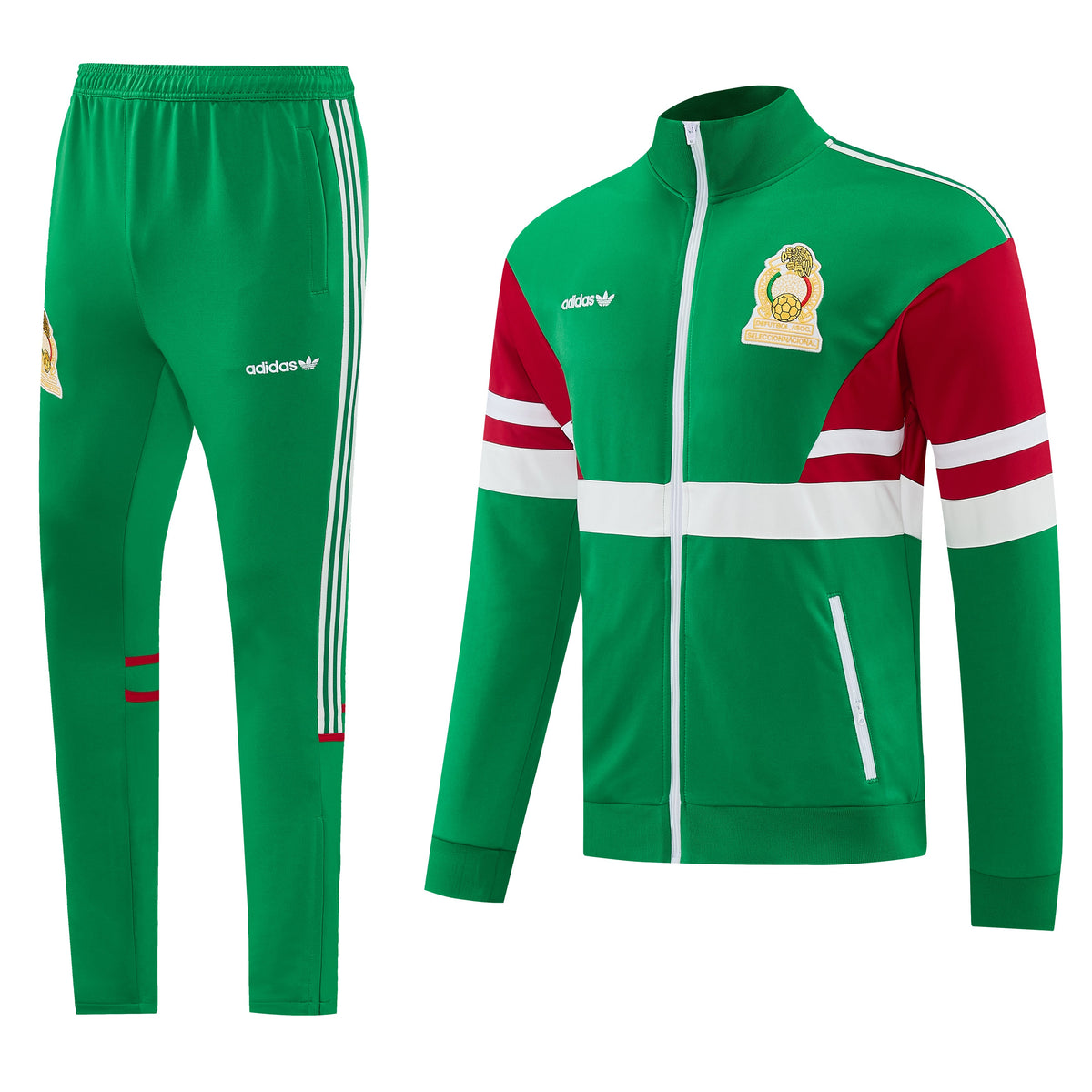 Tuta Federazione Messicana zip  26-27 verde