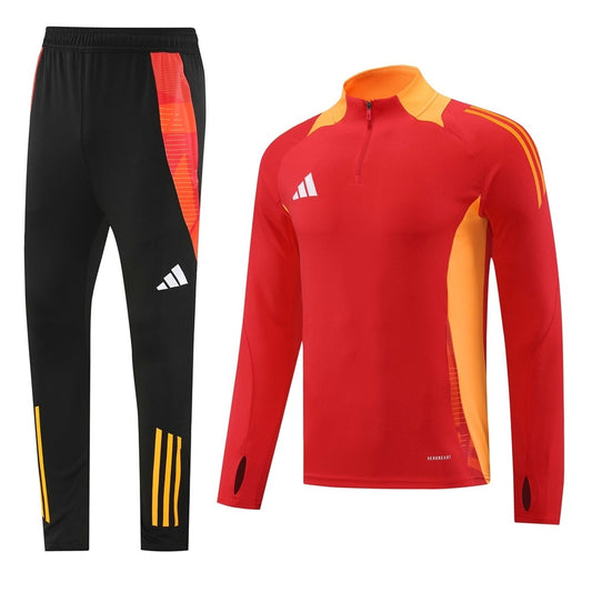 Tuta Sport rosso e arancione