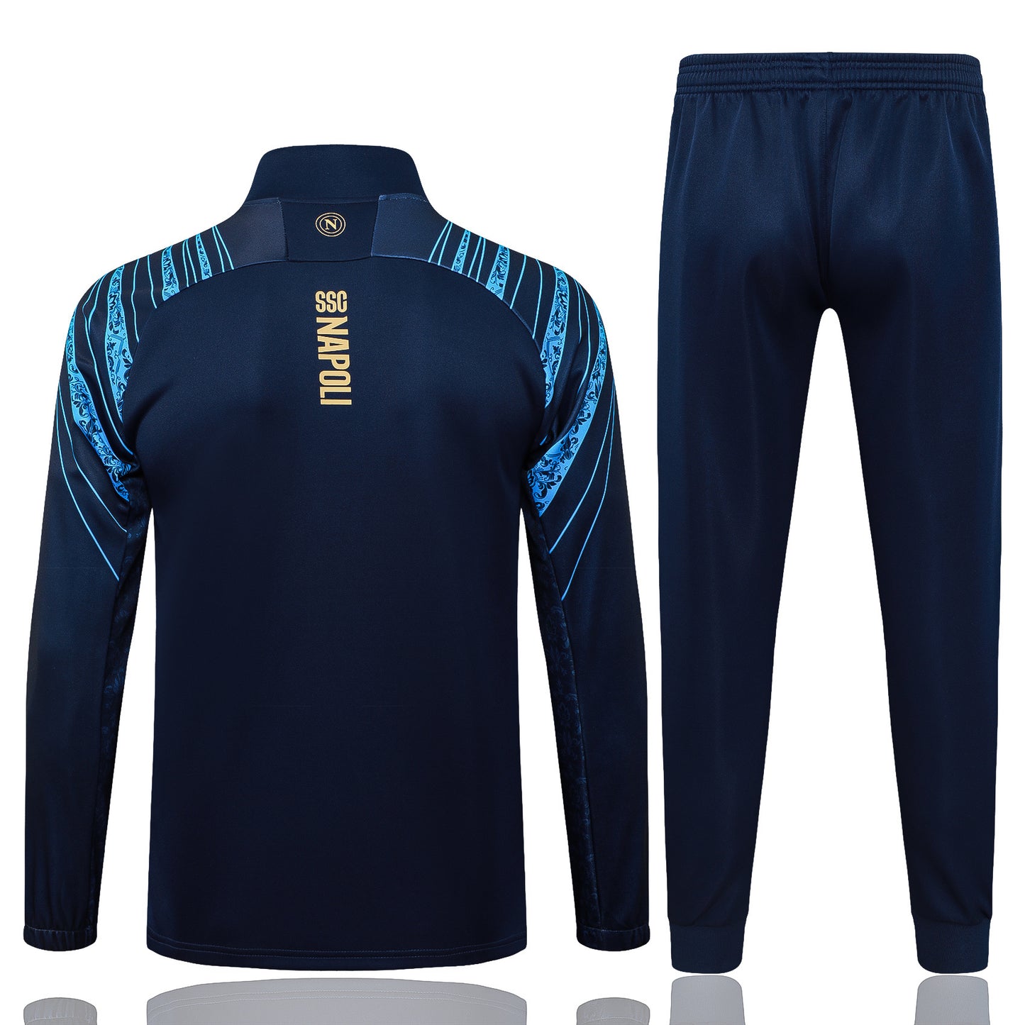 Tuta Napoli Blu Zip intera