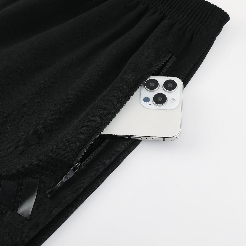 Tuta Sport Adi nero con cappuccio