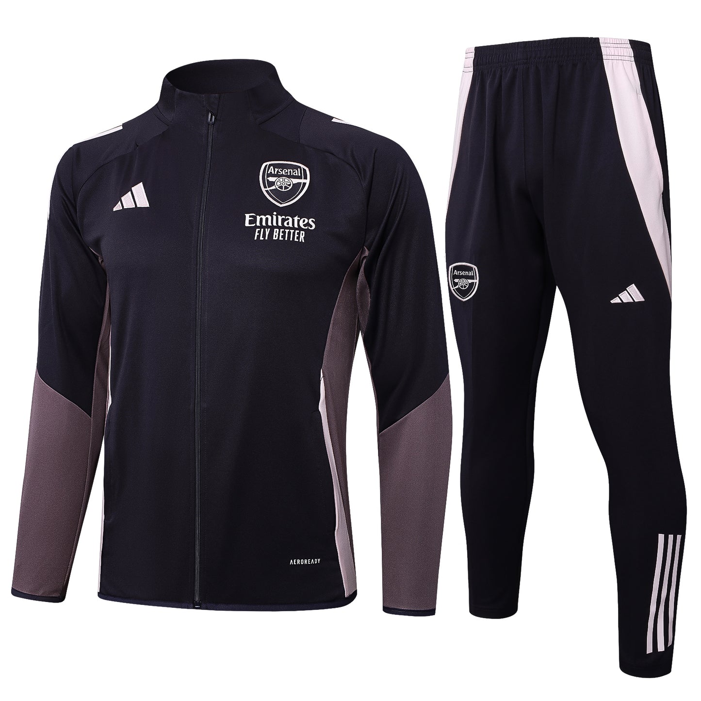 Tuta Arsenal nero zip 2025/26 OUTLET