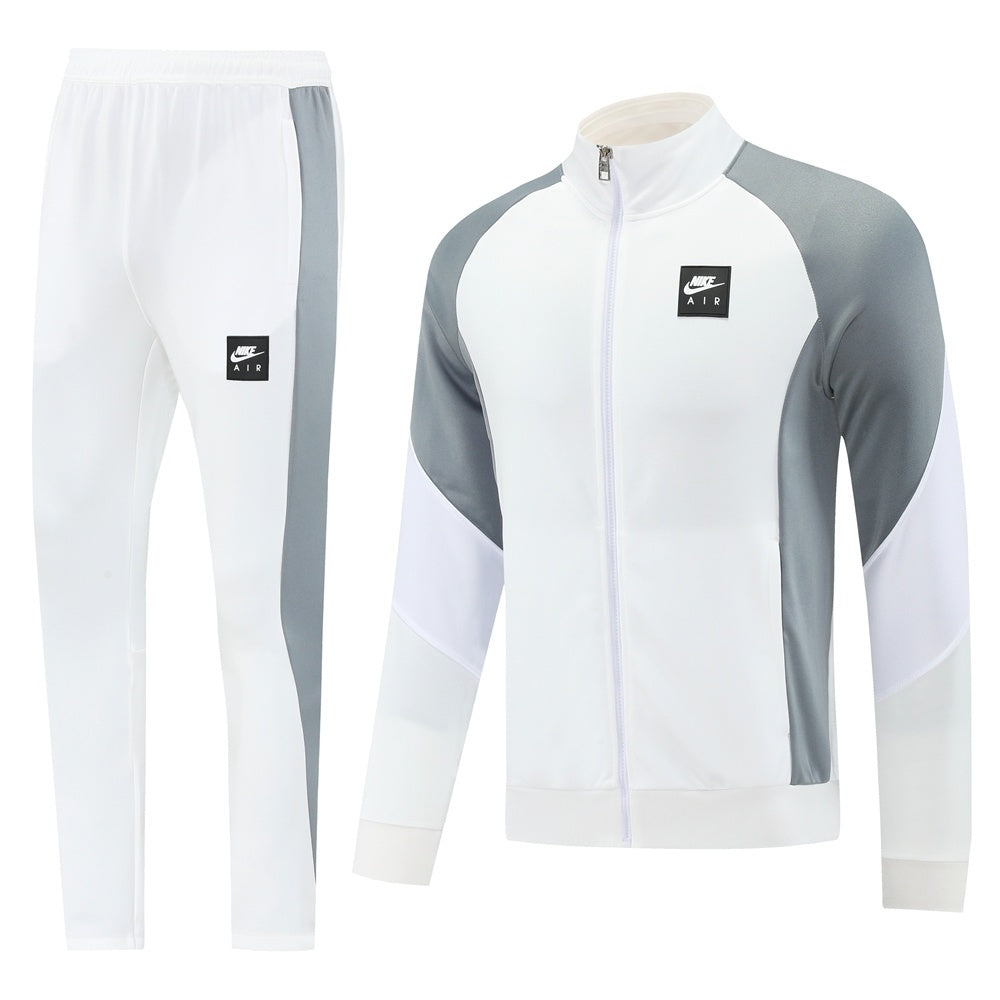 Tuta Sport bianco e grigio