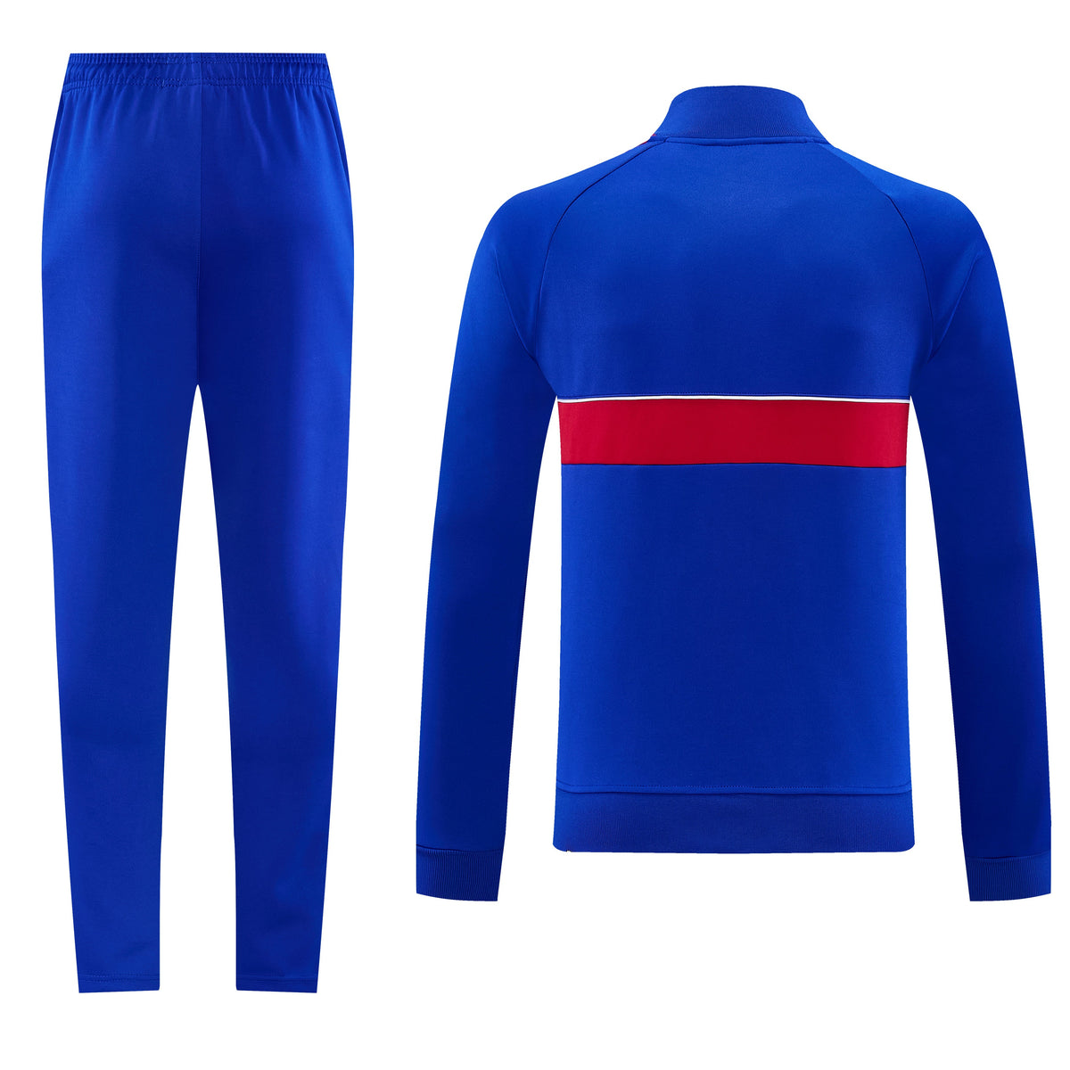 Tuta Manchester United zip 26-27 blu striscia rossa