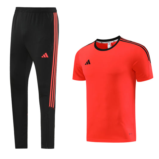 Completo con pantaloni lunghi basic arancione