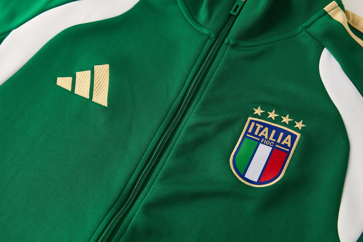 Tuta Italia zip 26-27 verde