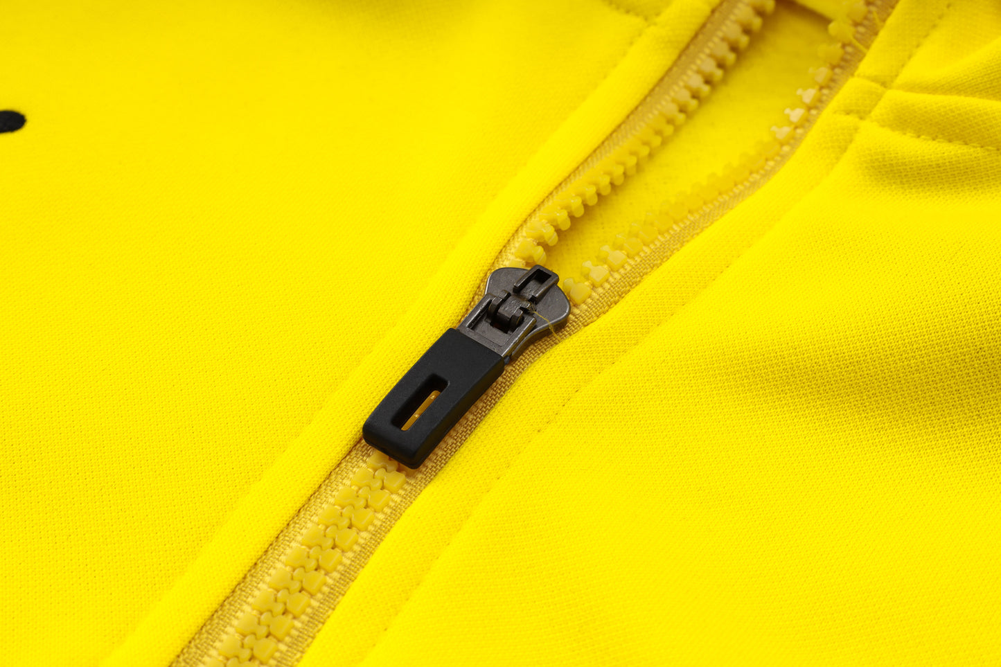 Tuta Borussia Dortmund Gialla Zip con cappuccio