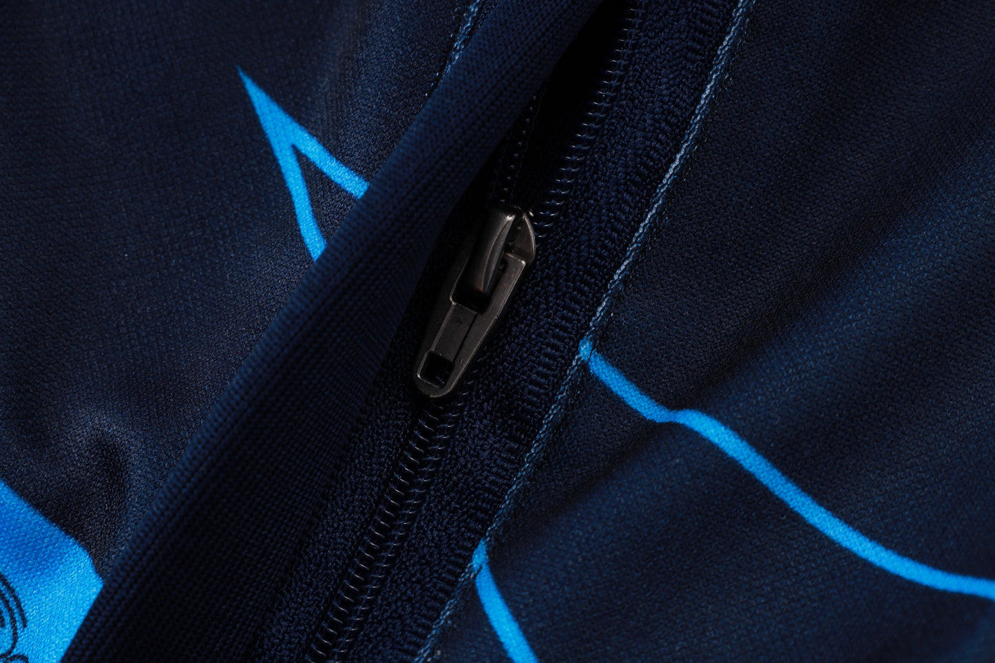 Tuta Napoli Blu Zip intera
