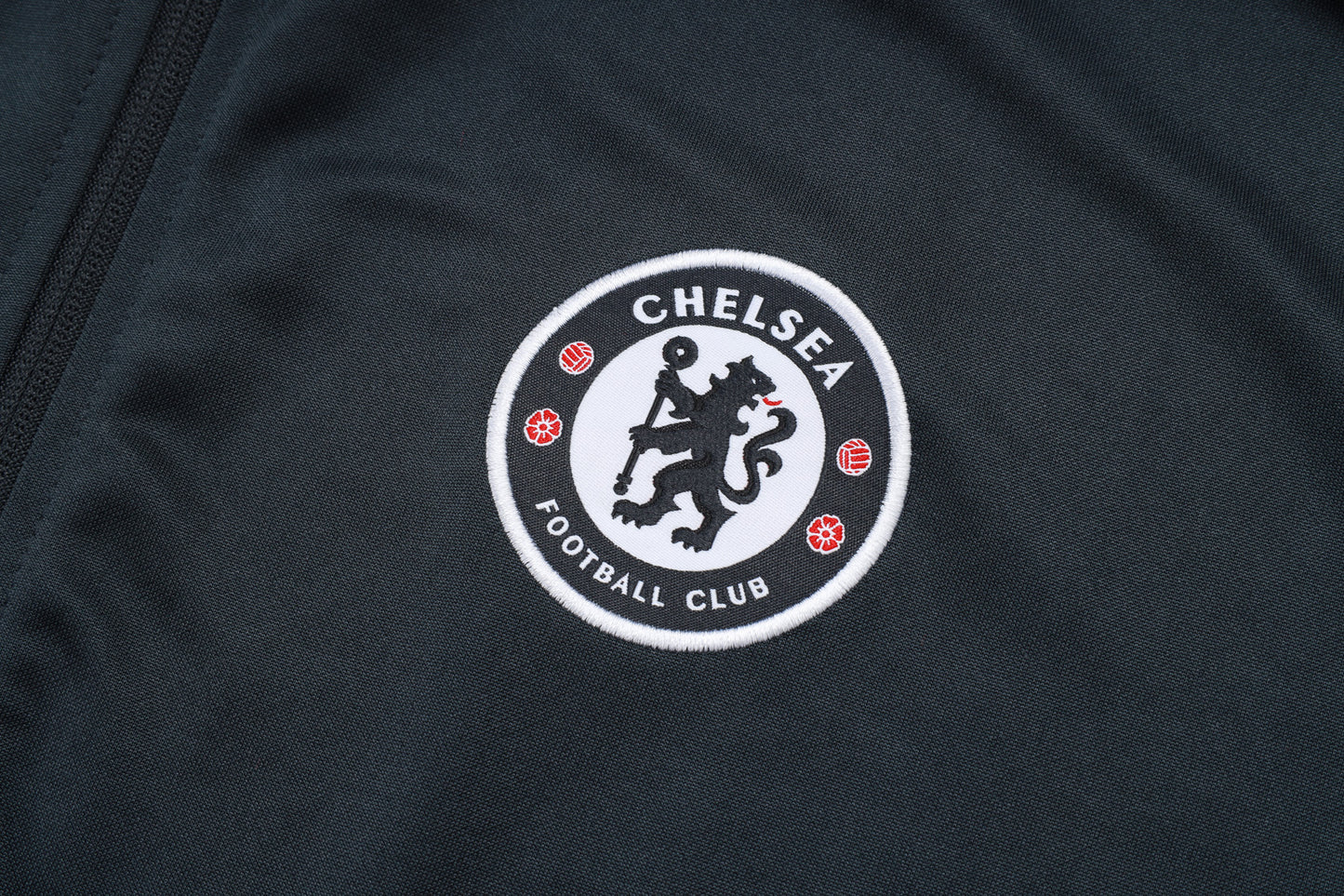 Tuta Chelsea nero zip intera 2025/26