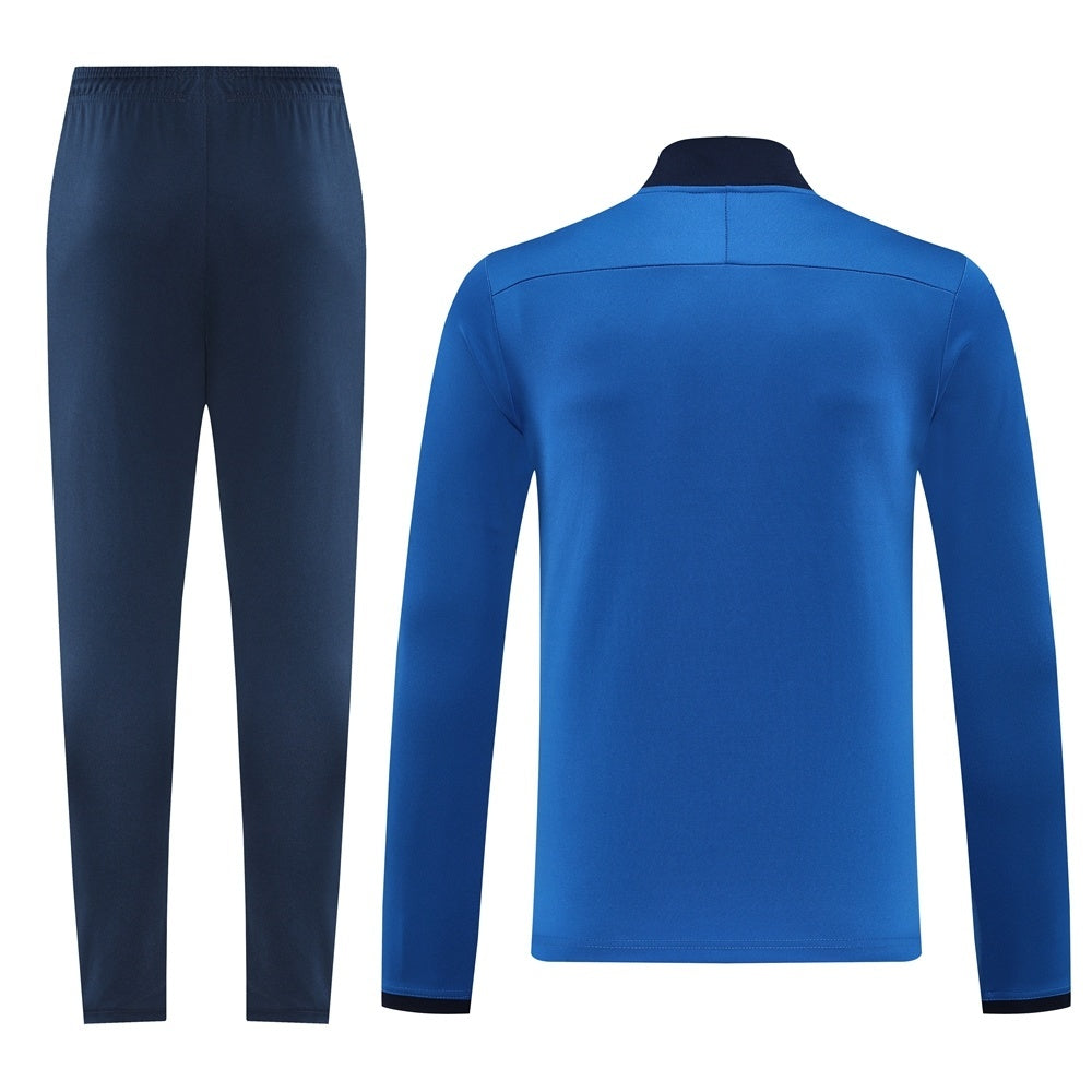 Tuta Sport blu colletto scuro