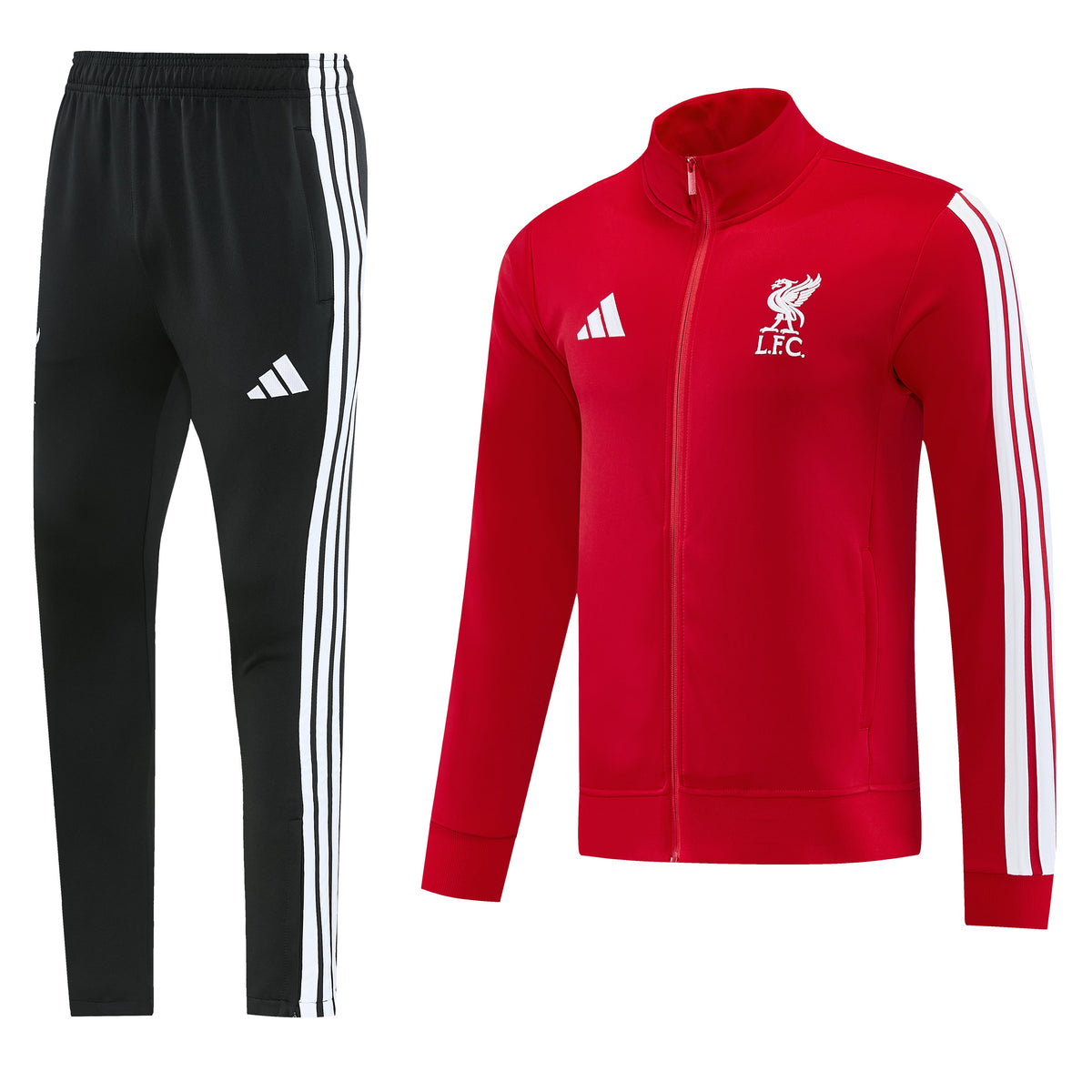 Tuta Liverpool zip 26-27 rosso e nero