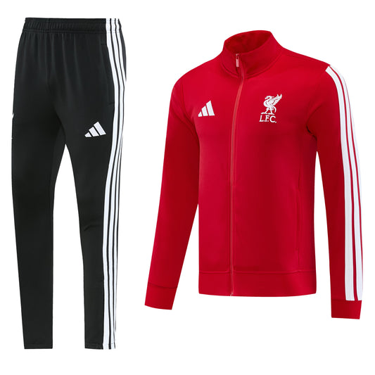 Tuta Liverpool zip 26-27 rosso e nero