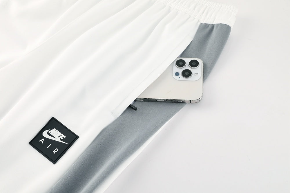 Tuta Sport bianco e grigio
