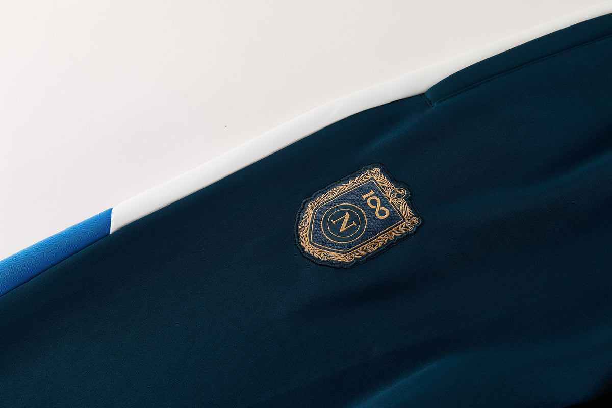 Tuta Napoli centenario Blu Zip Intera 2026-27