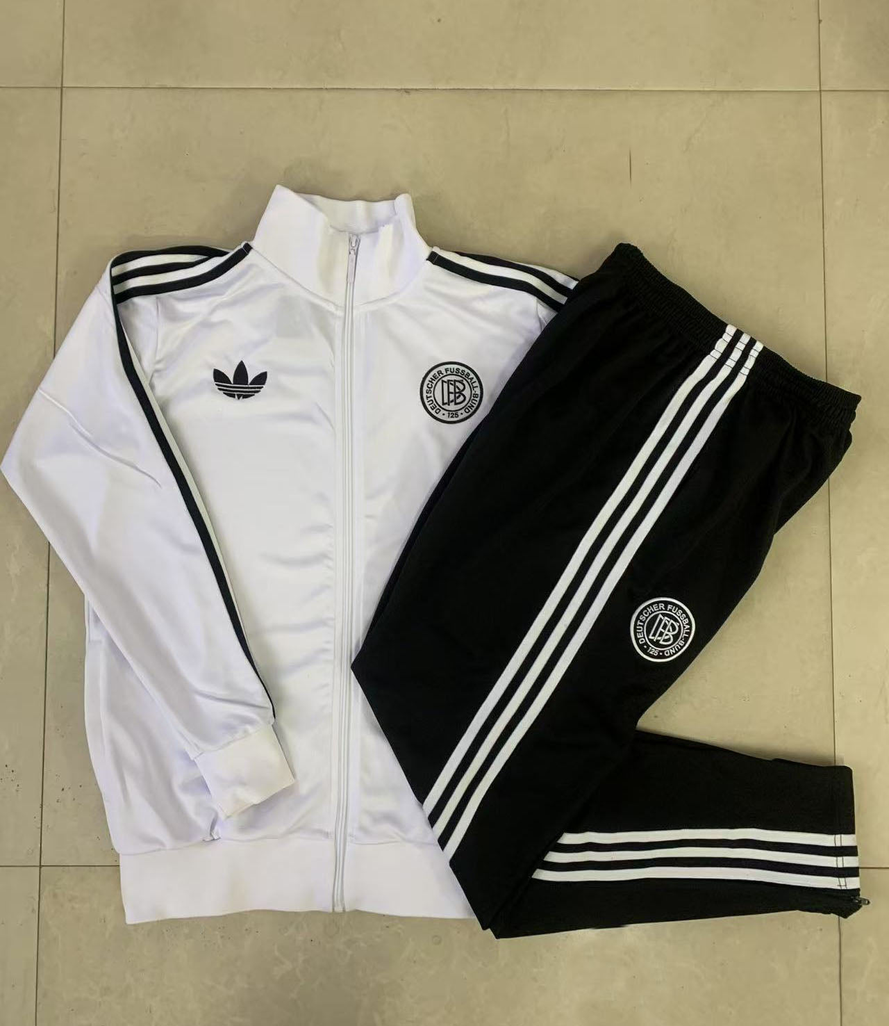 Tuta Germania Bianco zip intera 2025/26