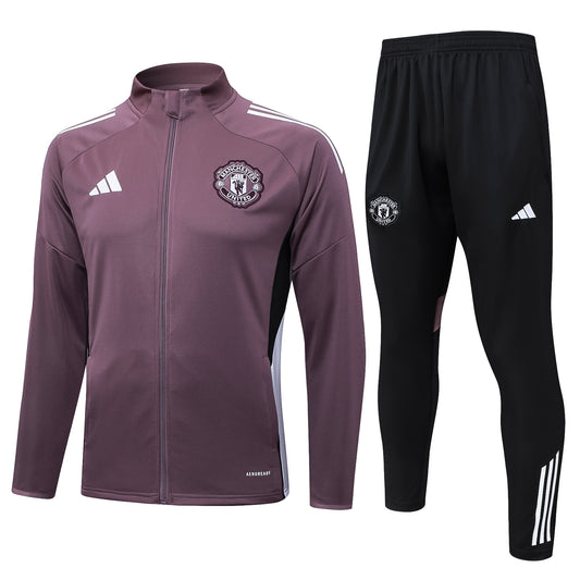 Tuta Manchester United prugna zip intera 2025/26